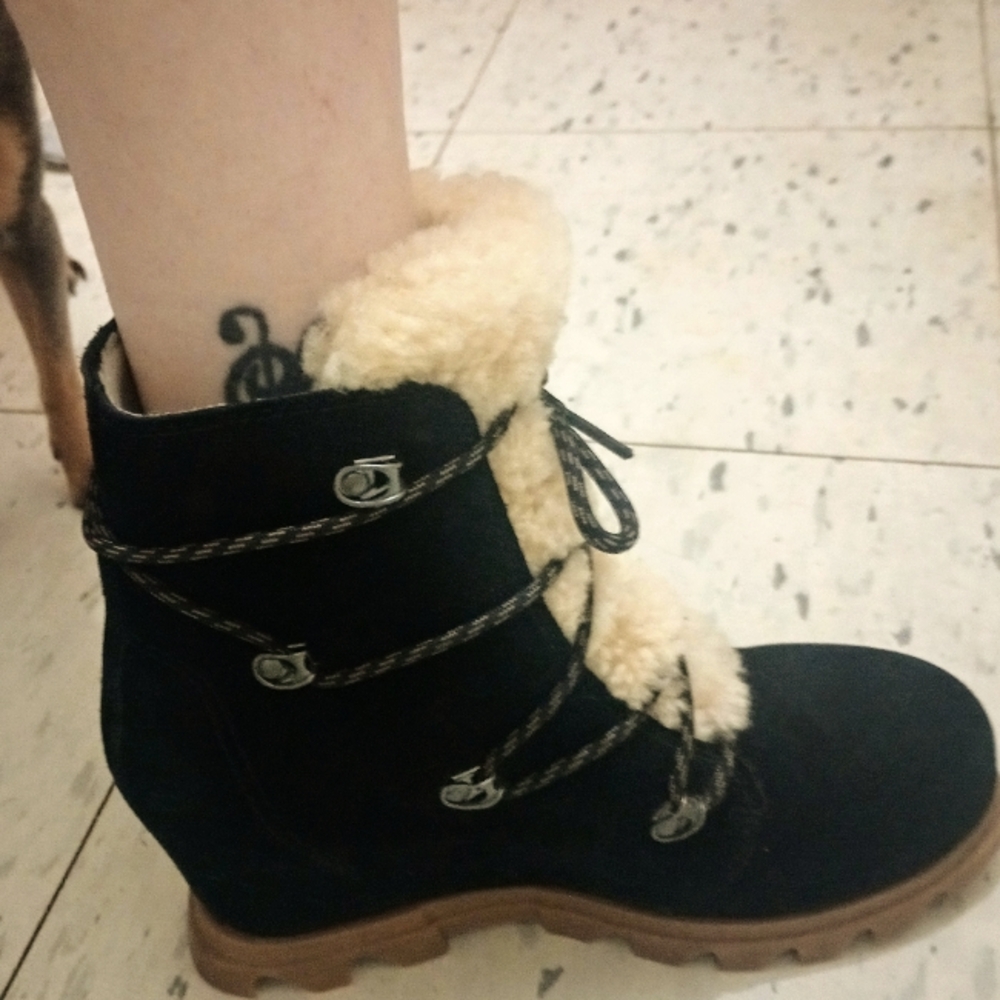 7.5 women's wedge sorel winter boots